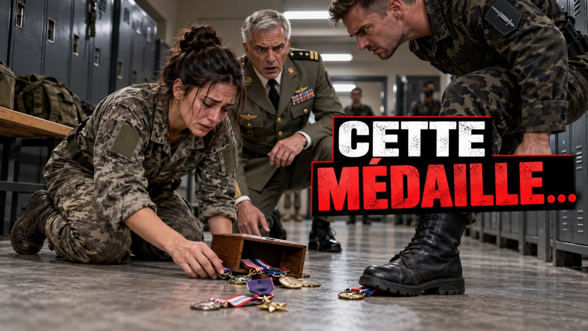 IL ÉCRASE LES MÉDAILLES DU PÈRE D’UNE SOLDATE… MAIS LE COMMANDANT RECONNAÎT LE NOM D’UN COLONEL DISPARU !