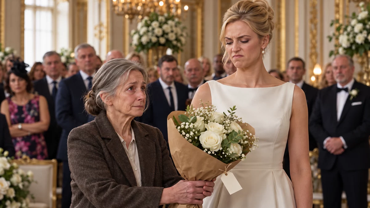 ELLE CHASSE UNE VIEILLE DAME DE SON MARIAGE — MAIS LE MARIÉ DÉCOUVRE QUE C’EST SA MÈRE !